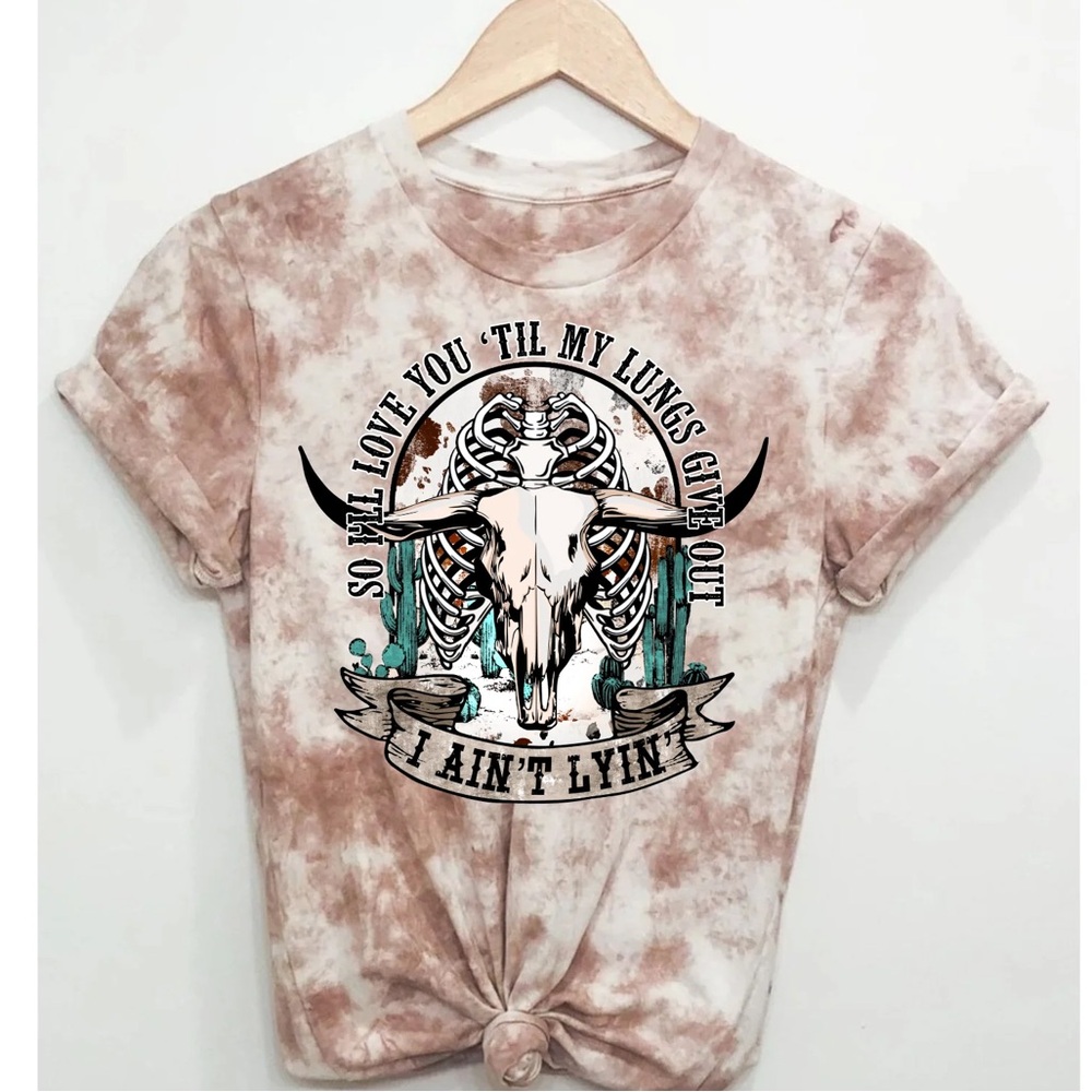 Til My Lungs Give Out Tee